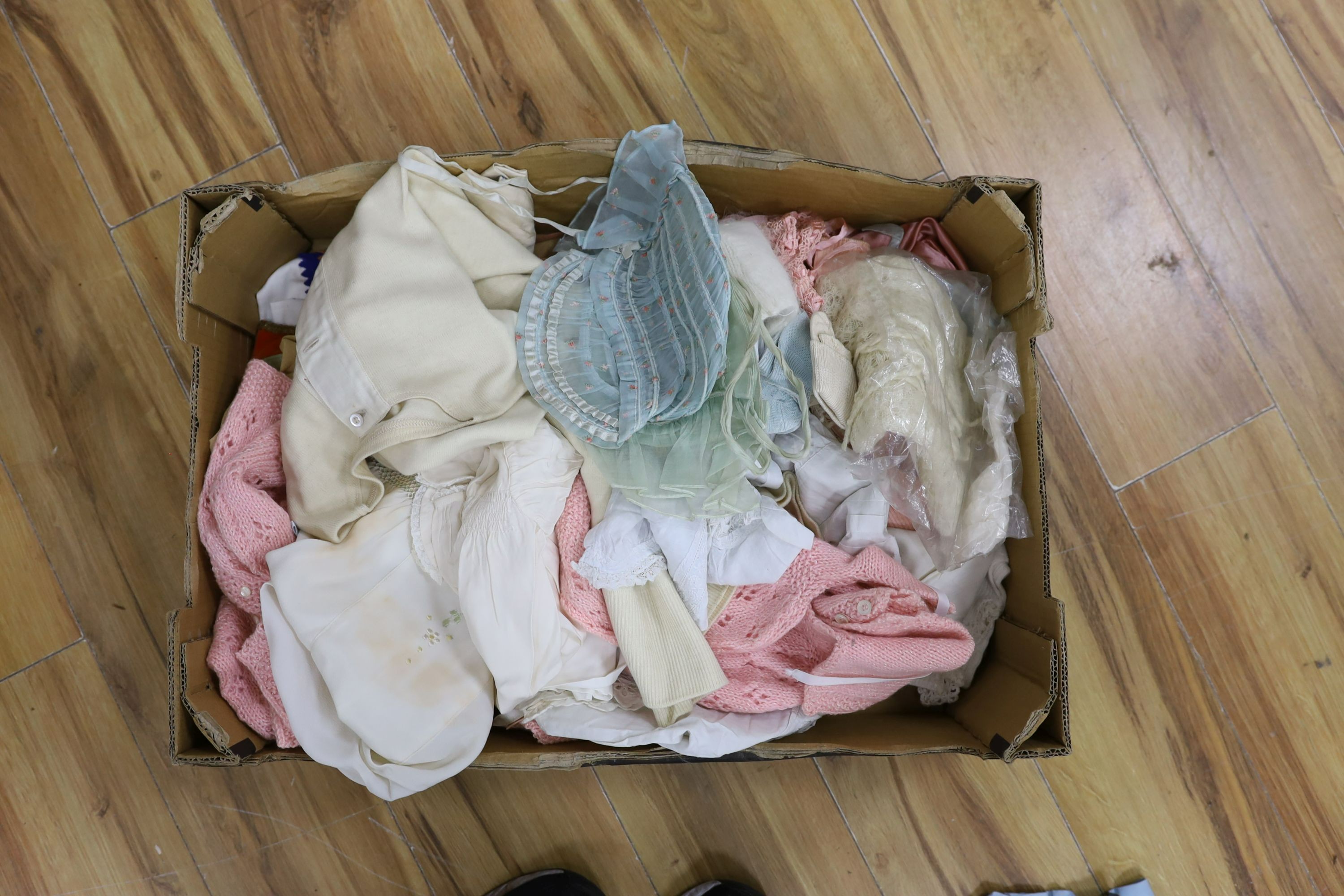 A collection of 19th century and later baby wear